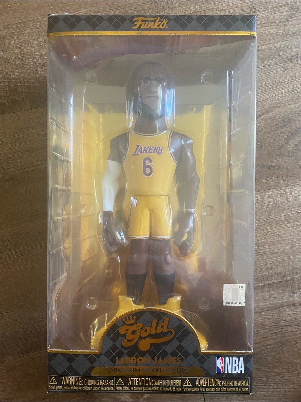 Funko Gold LeBron James Lakers Figure - Yellow & Black